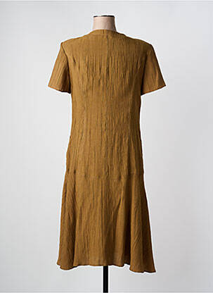 Rochie midi mâneci scurte mâneci scurte verde JUMFIL femeie