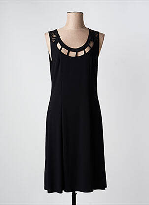 Rochie midi fără mâneci fără mâneci negru JUMFIL femeie