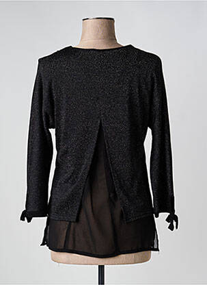 Top elasticitate mâneci lungi negru JUMFIL femeie