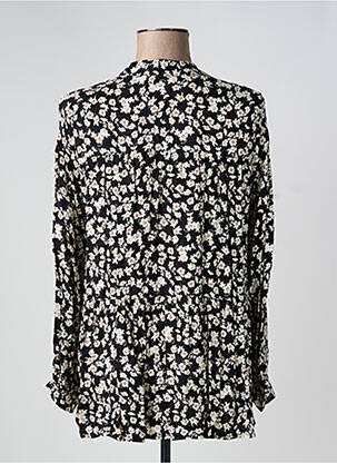 Bluză imprimeu floral mâneci lungi negru QUATTRO femeie