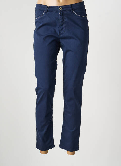 Pantalon 7/8 elasticitate mărime normală albastru SAINT HILAIRE femme
