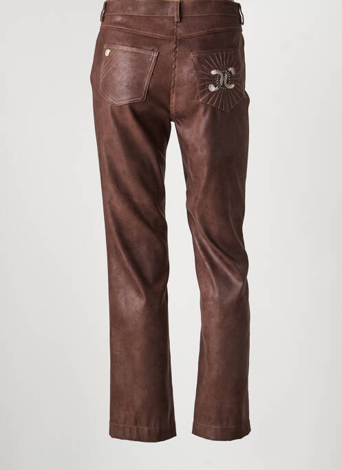 Pantalon drept elasticitate mărime normală maro JUMFIL femme