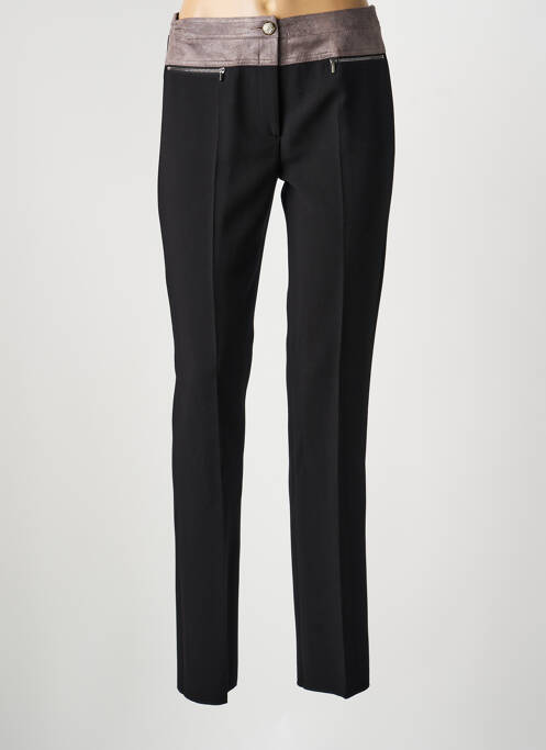 Pantalon slim elasticitate mărime normală negru JUMFIL femme