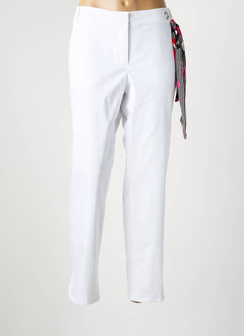 Pantalon drept elasticitate mărime normală alb BETTY BARCLAY femme