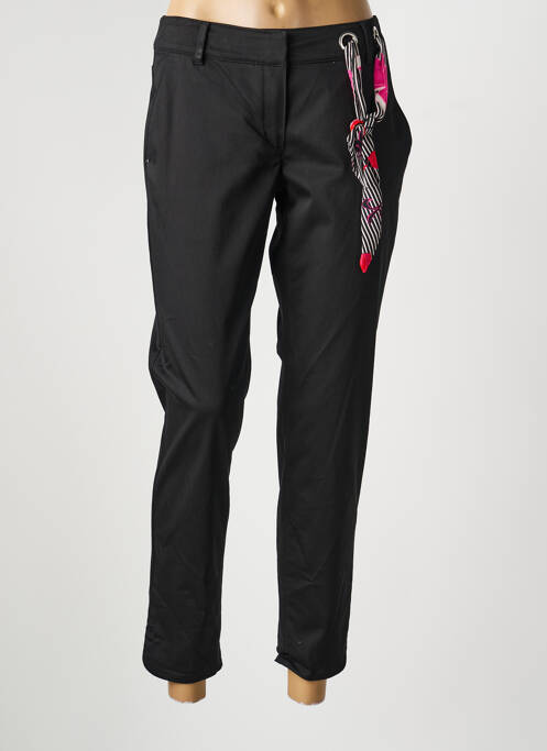 Pantalon 7/8 elasticitate mărime normală negru BETTY BARCLAY femme