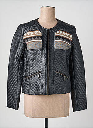 Jachete casual guler rotund negru QUATTRO femeie