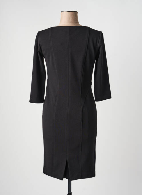 Rochie midi mâneci lungi mâneci lungi negru ÉCLÀ femme