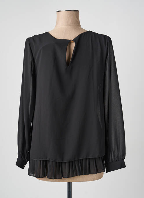 Bluză guler rotund mâneci lungi negru QUATTRO femme