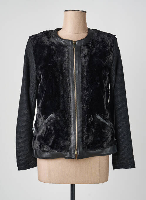 Jachete casual guler rotund negru JUMFIL femme