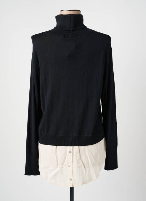 Pulover cu guler înalt mâneci lungi mâneci lungi negru MARIA BELLENTANI femme