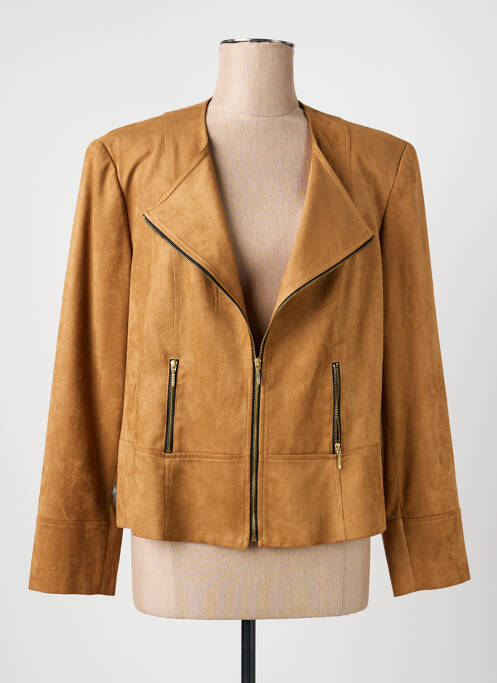 Jachete casual guler tip costum bej JUMFIL femme