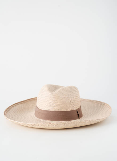 Pălărie formă pălărie de paie maro PANAMA HAT femme