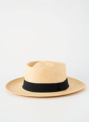 Pălărie formă pălărie de paie negru PANAMA HAT bărbat