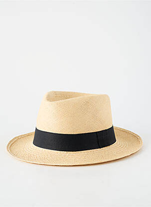 Pălărie formă pălărie de paie negru PANAMA HAT bărbat