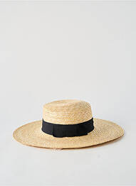 Pălărie formă pălărie de paie negru AUREGA femme