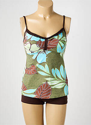 Tankini imprimeu floral maro REGLISSE femeie