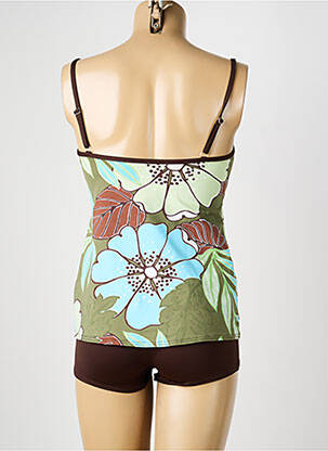 Tankini imprimeu floral maro REGLISSE femeie