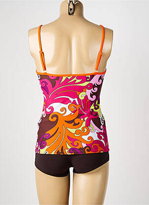 Tankini imprimeu fantezie portocalie REGLISSE femeie