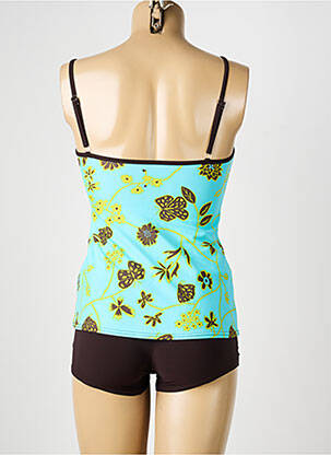 Tankini imprimeu floral albastru REGLISSE femeie
