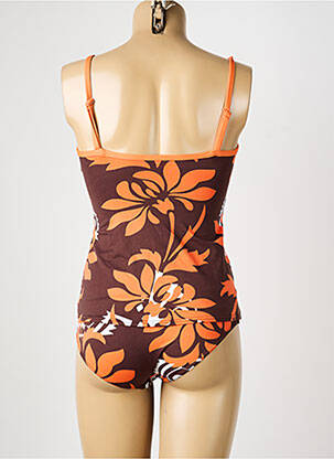 Tankini imprimeu floral portocalie REGLISSE femeie
