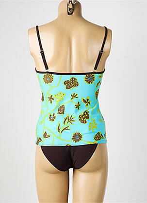 Tankini imprimeu floral albastru REGLISSE femeie