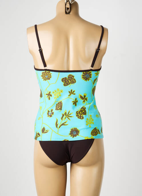 Tankini imprimeu floral albastru REGLISSE femme