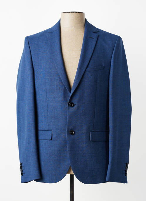 Sacou finisaj interior dublat albastru OLIVIER STRELLI homme