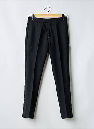 Pantalon slim talie cu cleme talie înaltă negru PAUL SMITH bărbat
