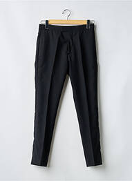 Pantalon slim talie cu cleme talie înaltă negru PAUL SMITH homme