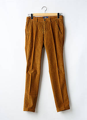 Pantalon chino elasticitate mărime normală galben MASON'S bărbat