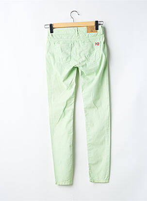 Pantalon slim talie joasă talie joasă verde NAPAPIJRI femeie