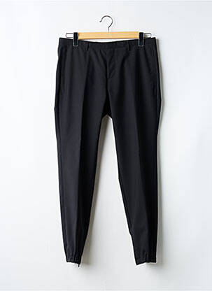 Pantalon slim talie cu cleme mărime normală negru HUGO BOSS bărbat