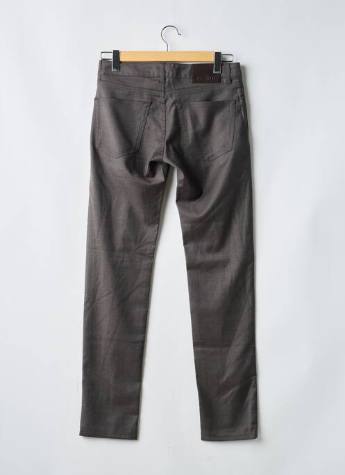 Pantalon slim țesătură melanj mărime normală maro PAL ZILERI homme