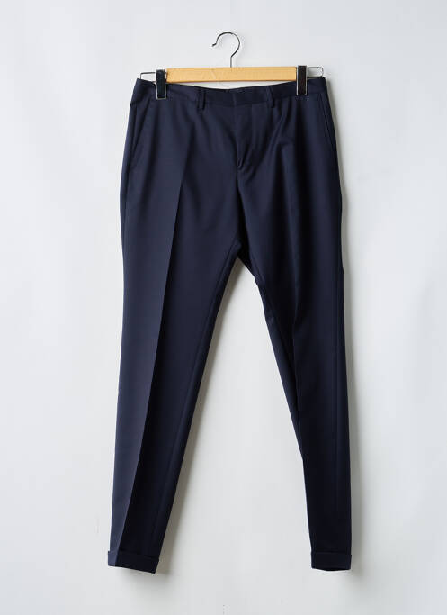 Pantalon slim talie cu cleme mărime normală albastru HUGO BOSS homme