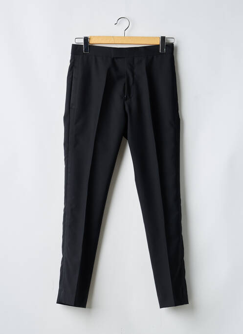 Pantalon slim talie cu cleme talie înaltă negru PAUL SMITH homme