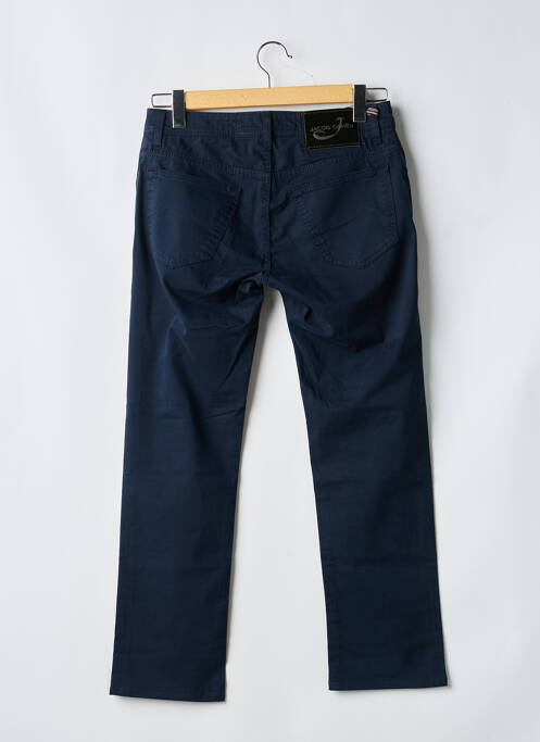 Pantalon slim țesătură poplin mărime normală albastru JACOB COHEN homme