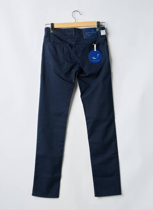 Pantalon slim țesătură poplin mărime normală albastru JACOB COHEN homme