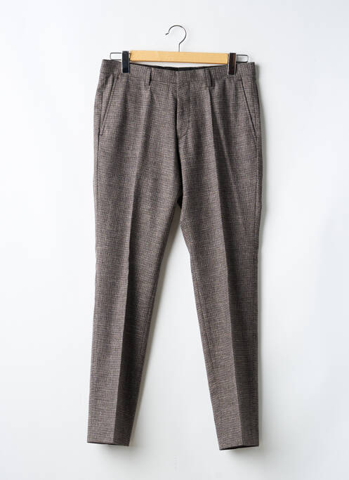 Pantalon slim țesătură melanj mărime normală gri ROY ROBSON homme