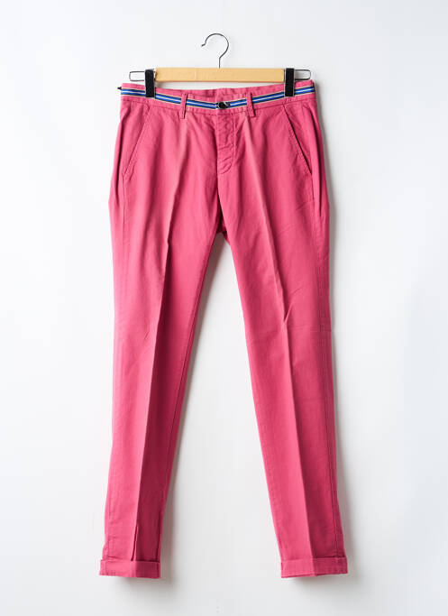 Pantalon chino elasticitate mărime normală roz MASON'S homme