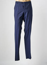 Pantalon slim talie cu cleme mărime normală albastru PAL ZILERI homme
