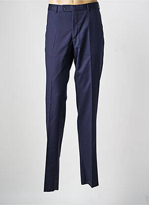 Pantalon slim talie cu cleme mărime normală albastru SCABAL bărbat