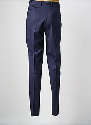 Pantalon slim talie cu cleme mărime normală albastru SCABAL bărbat