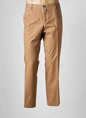Pantalon chino țesătură poplin mărime normală maro HUGO BOSS bărbat