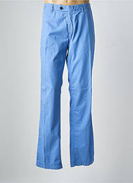Pantalon chino țesătură poplin mărime normală albastru HARTFORD bărbat