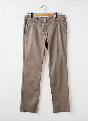 Pantalon chino țesătură poplin mărime normală gri NAPAPIJRI femeie