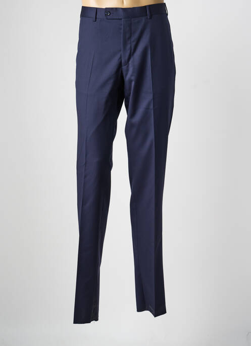 Pantalon slim talie cu cleme mărime normală albastru SCABAL homme