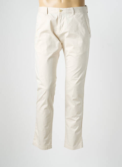 Pantalon chino țesătură poplin mărime normală bej ROY ROBSON homme