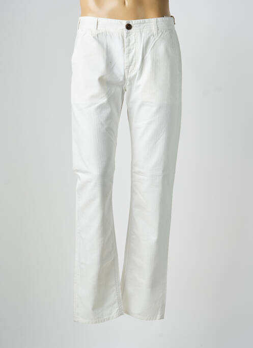 Pantalon chino elasticitate mărime normală alb SCARTI-LAB homme