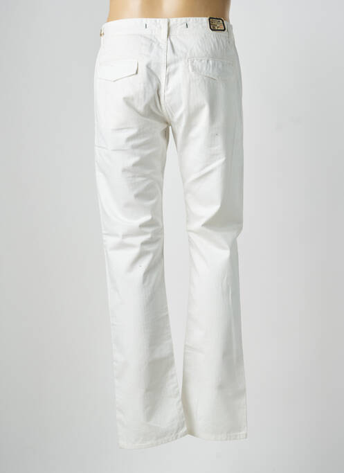 Pantalon chino elasticitate mărime normală alb SCARTI-LAB homme