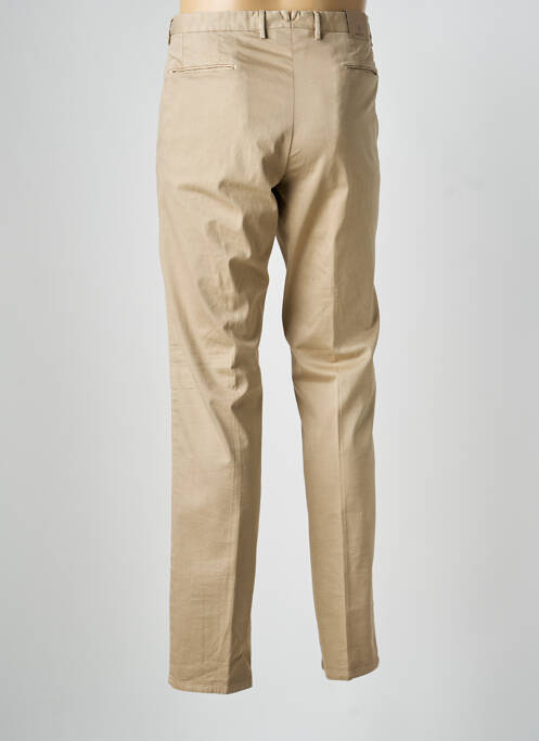 Pantalon chino țesătură poplin mărime normală bej SANTANIELLO homme